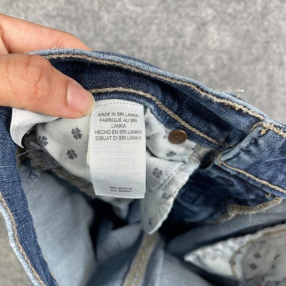 Lucky Brand Brooke Legging Jean Women's Size 2/26 Medium Wash Blue Stretch Denim - Picture 8 of 11
